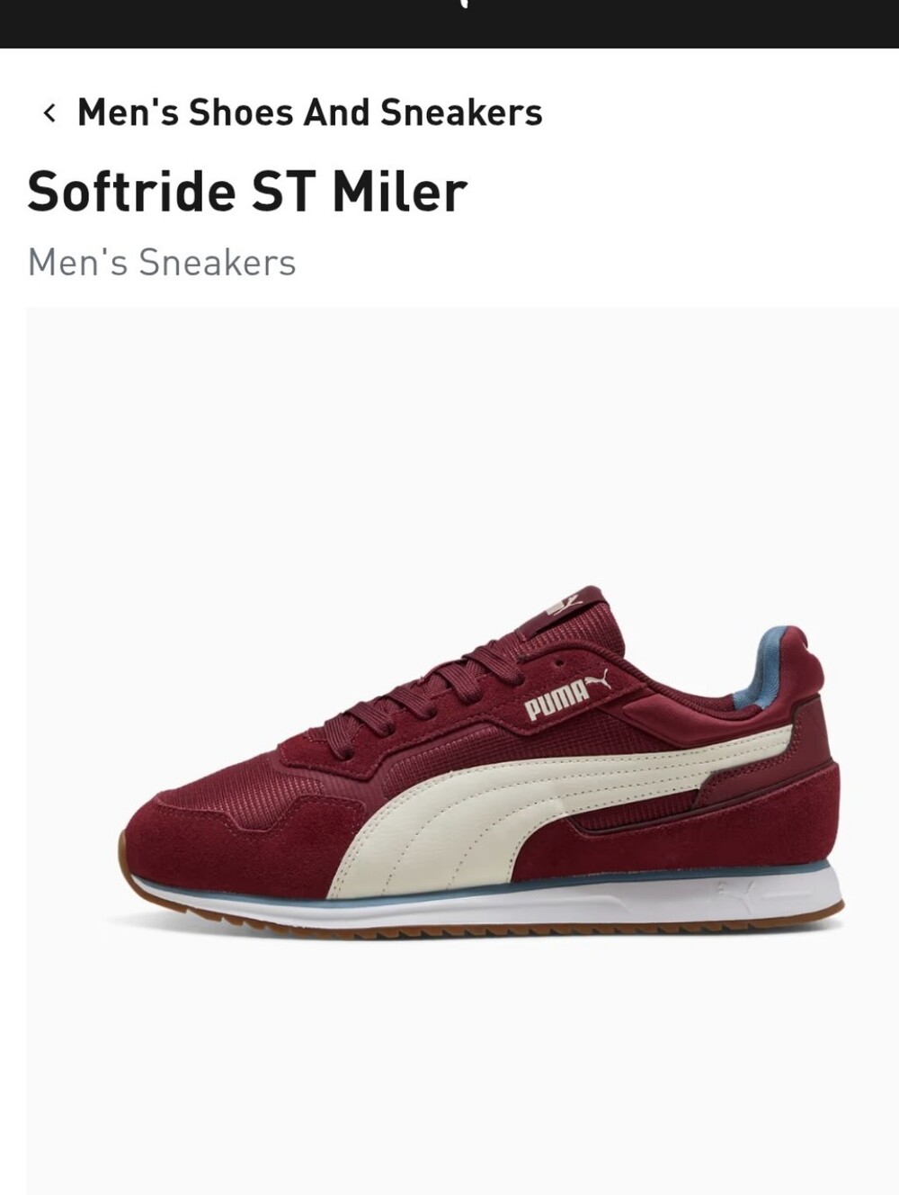 Puma Softride St Miler, Ruby Mens Sz 9